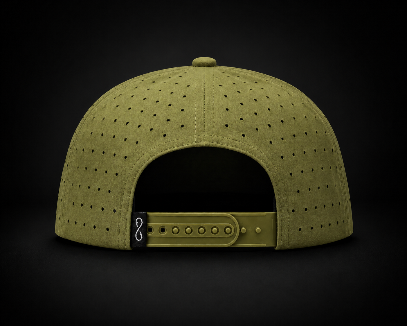 Patch Rope Hat (Dark Olive)