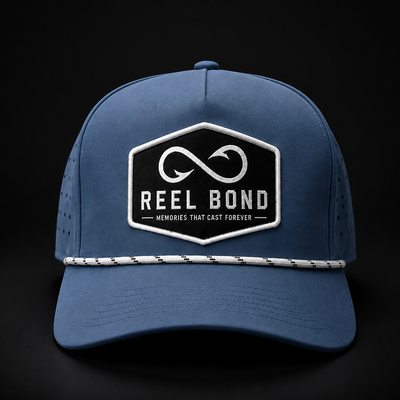 Load image into Gallery viewer, Patch Rope Hat (Slate Blue)
